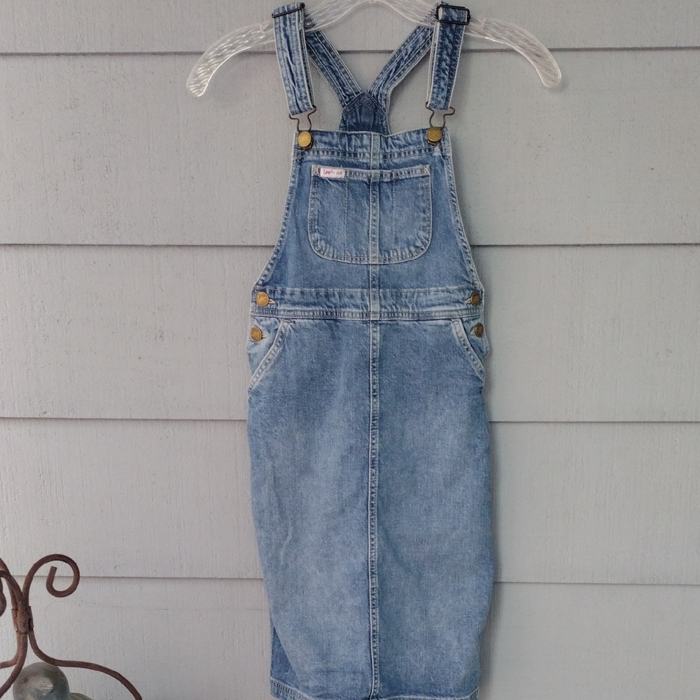 Blue Denim Overall Dress